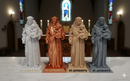 Saint Anthony of Padua mini religious statues in multiple colours