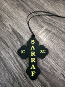 Custom Rear Mirror Orthodox Cross