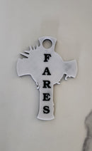 Custom Rear Mirror Jesus Thorn Cross